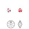 Drop 12pk light Siam shimmer, Crystal Passions® 6mm pendant mini disk 6428 image number 0