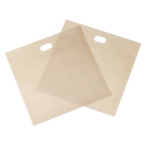 Microwave-safe bags, ComposiMold®, plastic, brown and black, 6-1/2 x 6-1/4 inch rectangle. Sold per pkg of 2.
