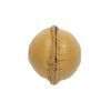 Bead, leather, natural, 16.5-20.5mm smooth round. Sold individually. image number 0