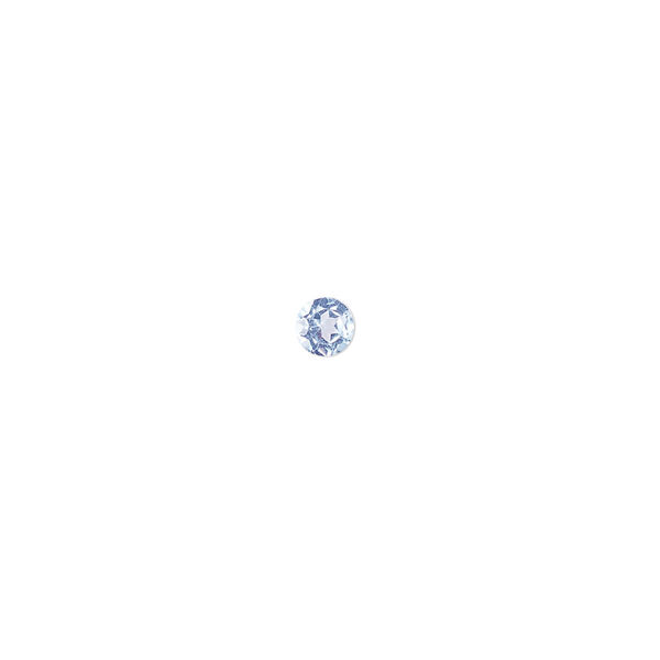 Gem, sky blue topaz (irradiated), 4mm faceted round, A- grade, Mohs hardness 8. Sold per pkg of 2. image number 0
