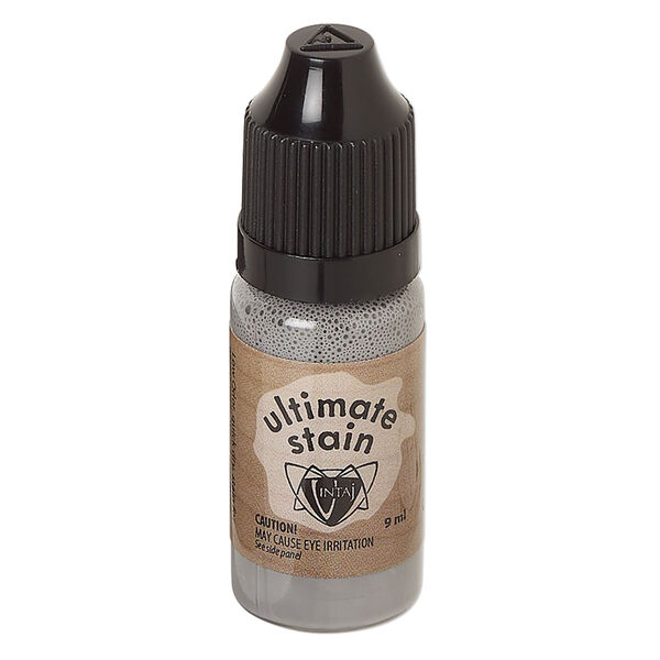 Stain, Vintaj® Ultimate Stain, weathered gray, (CSUS068). Sold per 9-milliliter bottle. image number 0