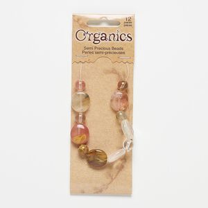 Bead, tigerskin glass, 7-8mm round and 16x14mm-17x15mm puffed oval. Sold per pkg of 12.