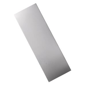 Sheet, sterling silver, half-hard with mirror finish, 24 gauge, 6x2 inches. Sold individually.