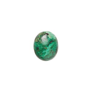 Chrysocolla 1pkg2, calibrated oval cab 12x10mm
