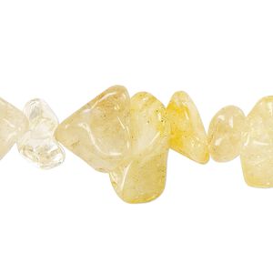 Citrine 1pkg1, chip bead 15 inch extra-large