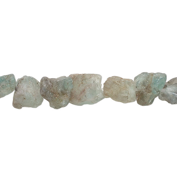 Bead, apatite (natural), mini to small rough nugget, Mohs hardness 5. Sold per 8-inch strand, approximately 20-35 beads. image number 0