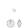 Drop 12pk violet, Crystal Passions® 6mm pendant mini disk 6428 image number 0