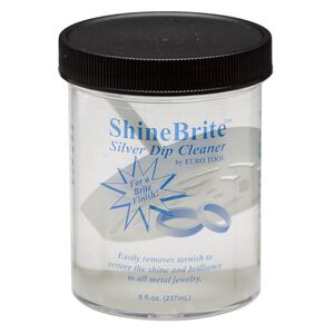 Cleaner, Shine Brite™, pkg/8-ounce jar, clear.