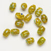 Millefiori glass 1pkg2oz, barrel bead translucent multicolored 17x12mm-18x13mm image number 1