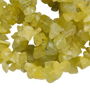 Olive new "jade" 1pkg1, chip bead natural 34 inch medium