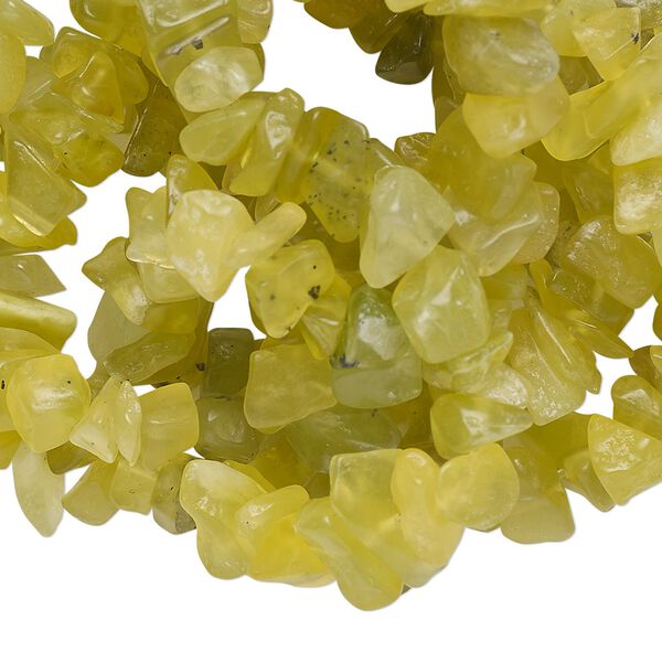 Olive new "jade" 1pkg1, chip bead natural 34 inch medium image number 0