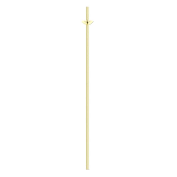 Head pin, 14Kt gold-filled, 24 gauge, 1-1/2 inches long, cup with peg. Sold per pkg of 4. image number 0