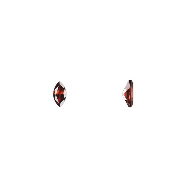 Almandite garnet 1pkg4, hand-cut faceted marquise gem natural 6x3mm image number 0