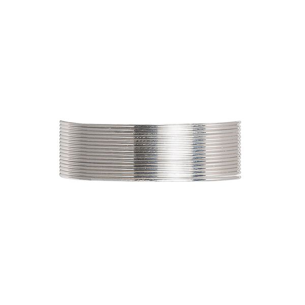Wire, sterling silver, dead-soft, round, 24 gauge. Sold per pkg of 5-feet. image number 0