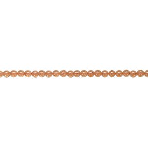 Red aventurine 1pkg1, round bead natural 15.5-16 inch 2mm