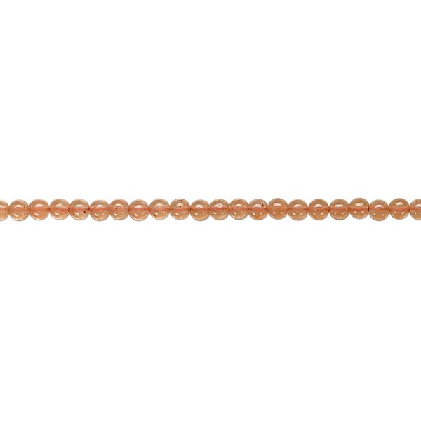 Red aventurine 1pkg1, round bead natural 15.5-16 inch 2mm image number 0