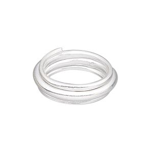 Ring, Hill Tribes, silver-plated copper, 7mm wide, size 7-1/2. Sold individually.