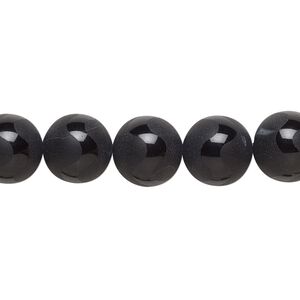 Agate 1pkg1, matte round bead 8 inch 10mm