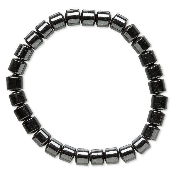 Hemalyke™ 1pkg1, drum stretch bracelet 6.75 inch 6mm image number 0