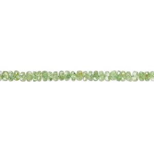 Chrome diopside 1pkg1, hand-cut faceted rondelle bead natural 6 inch 3x1mm-3x2mm