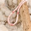 Bead 1pkg1 Peruvian pink opal, 6x3mm-6x5mm hand-cut faceted rondelle B+ grade, 15.5-16 inch natural shaded image number 0