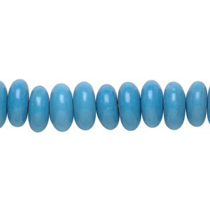 Magnesite 1pkg1, rondelle bead 15.5-16 inch 10x5mm