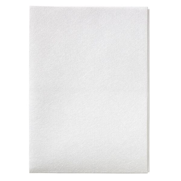 Polishing cloth, polyester and polyamide, white, 13-1/2 x 10-inch rectangle. Sold per pkg of 3. image number 0