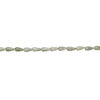 Jadeite 1pkg1, teardrop bead natural, 15 inch 19x9mm-21x11mm image number 1