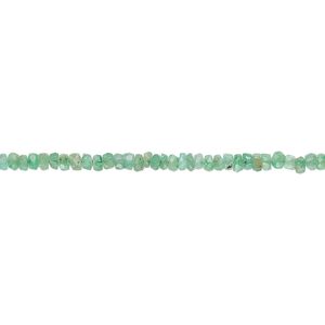 Emerald 1pkg1, hand-cut faceted rondelle bead 6 inch 2x1mm-3x2mm