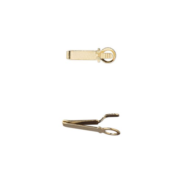 Replacement clasp tab, gold-plated brass, 12x4mm. Sold per pkg of 10. image number 0