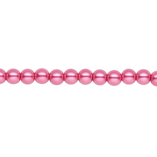 Pearl 2pk pink, Celestial Crystal® 4mm round 15.5-16 inch image number 0