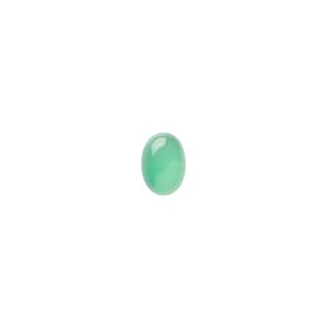 Green agate 1pkg10, calibrated oval cab 7x5mm