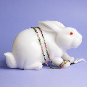 Multi-tourmaline 1pkg1, hand-cut faceted puffed flat round bead, 15 inch 7mm