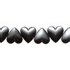 Hemalyke&trade; 1pkg1, side-drilled heart bead 15.5-16 inch 10mm image number 0