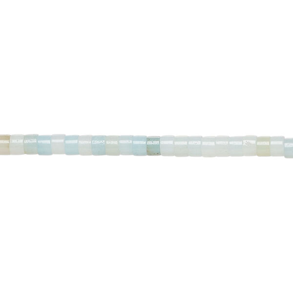 Bead, amazonite, (natural), 3x1.5mm-3x2.5mm heishi, B grade, Mohs hardness 6 to 6-1/2. Sold per 16-inch strand. image number 0