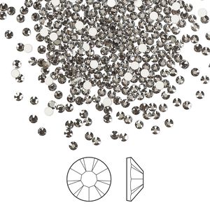 Flat back 144pk crystal Biarritz foil back, Preciosa MAXIMA Czech crystal rhinestone 1.7-1.9mm chaton rose round SS5