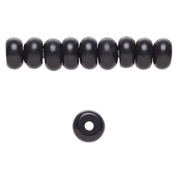 Blackstone 1pkg10, rondelle bead 8x5mm image number 0