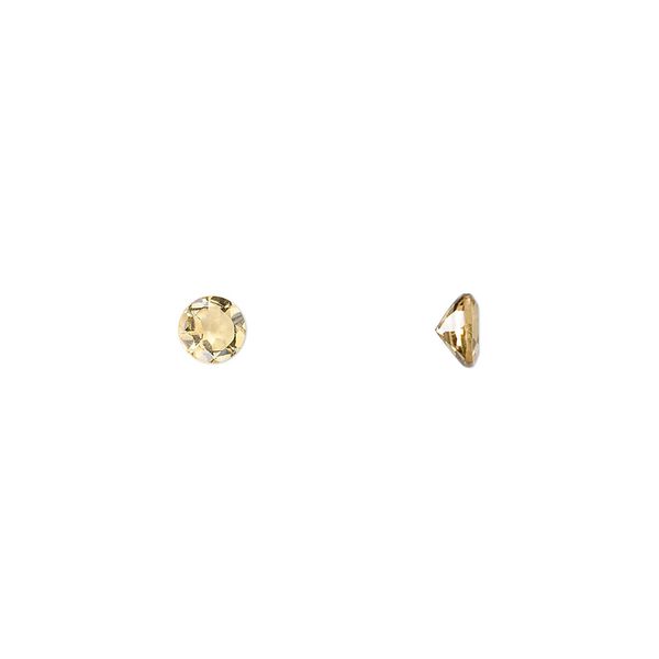 Citrine 1pkg4, hand-cut faceted round gem 4.5mm image number 0