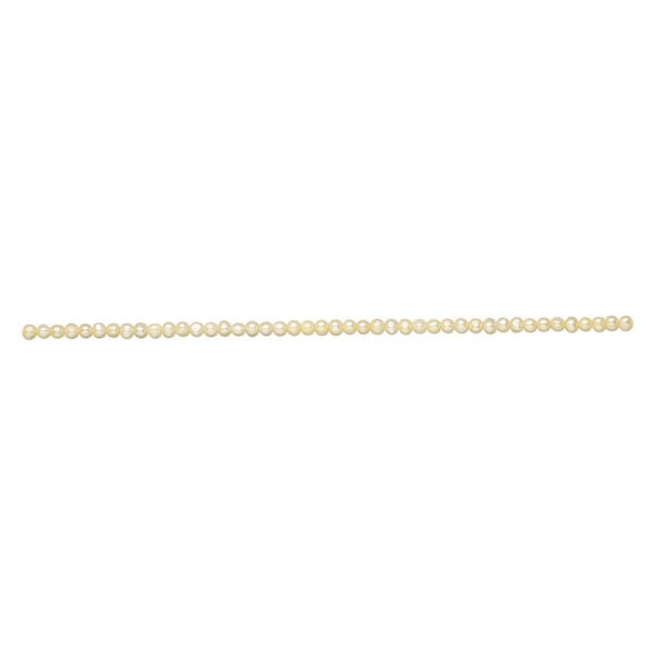 Freshwater pearl 1pkg1, semi-round, 15 inch jonquil 5-6mm cultured image number 1
