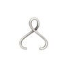 Bail, ice-pick pendant, antique silver-plated brass, 21x6mm with 11mm grip length. Sold individually. image number 0
