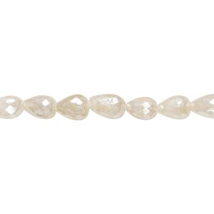 Sillimanite 1pkg1, hand-cut faceted teardrop bead 15.5-16 inch 6x4mm-9x7mm