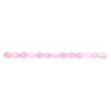 Mother-of-pearl shell 1pkg1, flat oval bead 15 inch pink 17x12mm-18x13mm image number 1