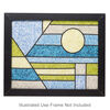 Sabrina Frey Bead Mosaic™ Starter Kit, glass / medium-density fiberboard / glue, pkg/1, multicolored, 8x10 inches with "Geometric" design. image number 0