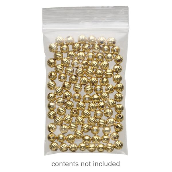 Bag 1pkg100 Tite-Lip™, anti-tarnish plastic, transparent clear, 2x3-inch top zip. image number 0