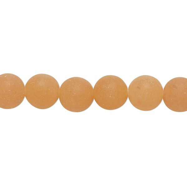 Red aventurine 1pkg1, matte round bead natural 8 inch 8mm image number 0