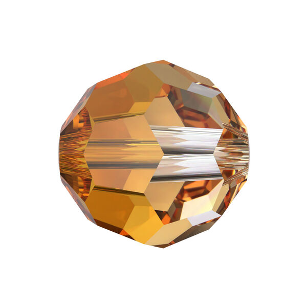 Bead 1pkg288 dark orange TCF™, Swarovski®, 8mm faceted round 5000 image number 0