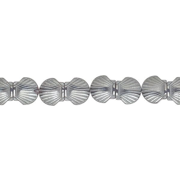 Hemalyke™ 1pkg1, clamshell bead 15.5-16 inch 7x6mm image number 0
