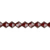 Bead 1pkg288 vivid Siam, Preciosa Czech crystal, 6mm bicone image number 0