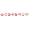 Bead, glass 1pkg8, multicolored, 12mm hand-painted round. image number 1