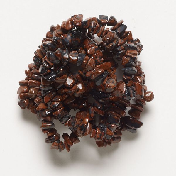 Brecciated jasper 1pkg1, chip bead natural 32 inch small to large image number 0